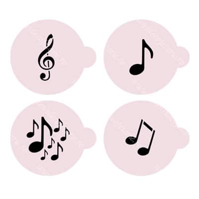 Set sabloane note muzicale